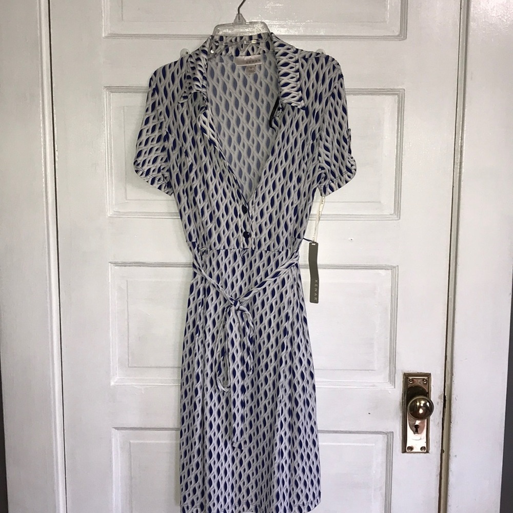 Kenar Blue and White dress
